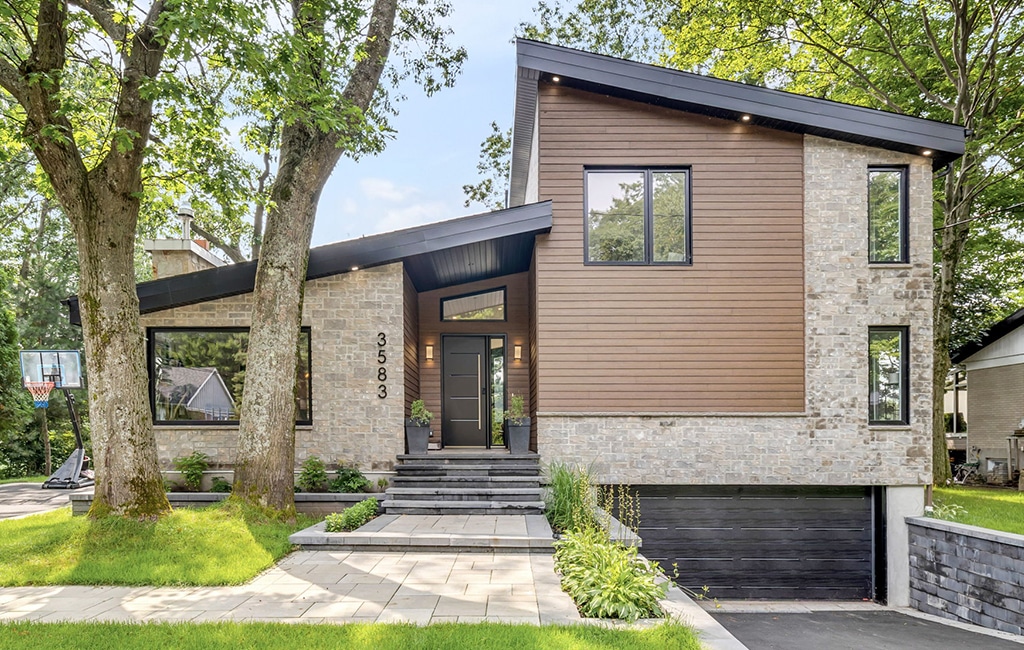 Design et architecture Québec - Rénovation extérieure - Projet Bois-de-Chêne.