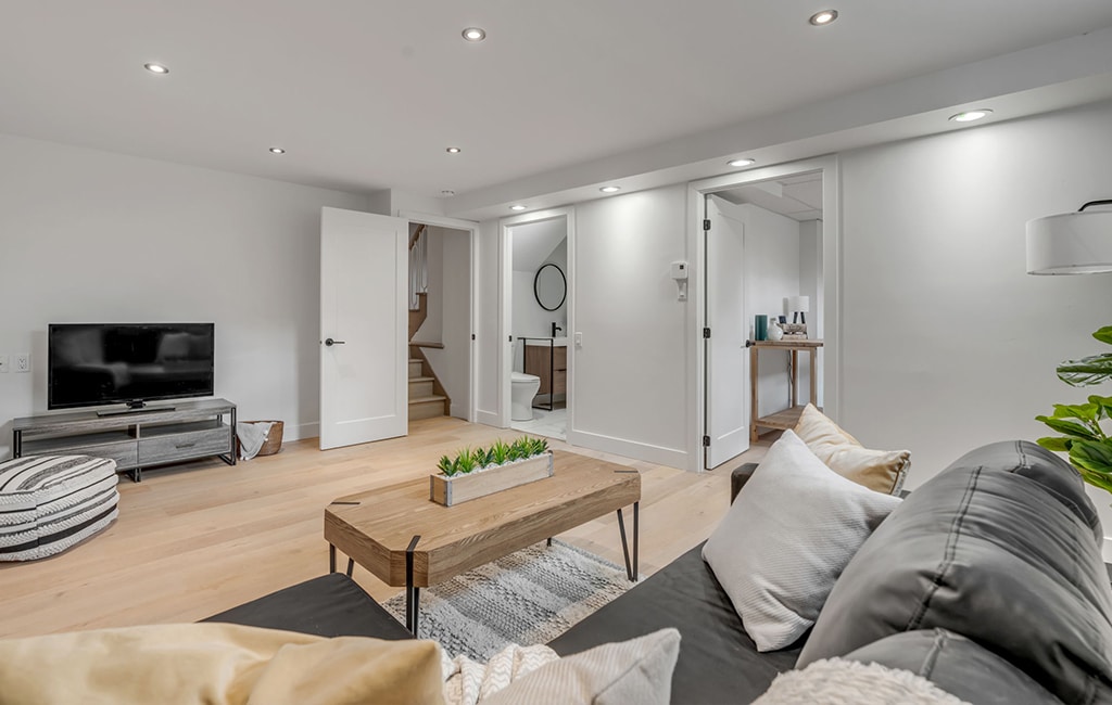 Design intérieur Québec - Rénovation de sous-sol - Projet St-Félix.